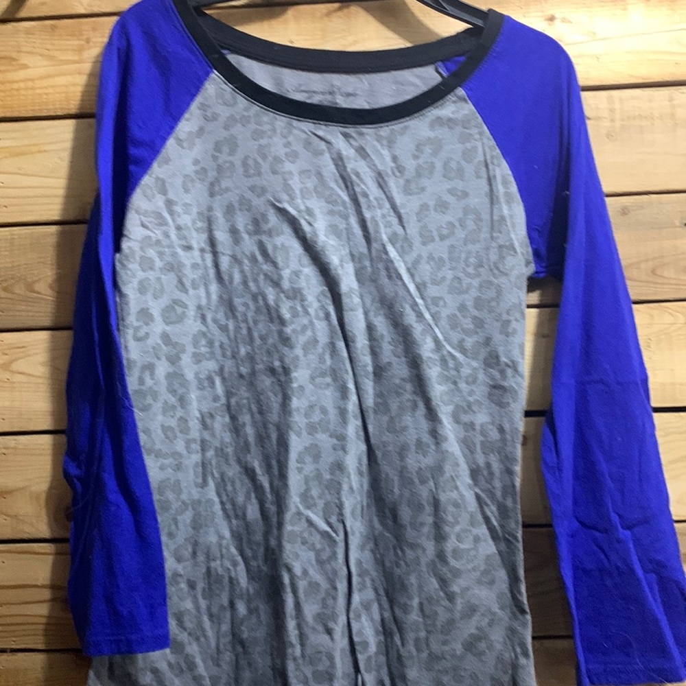 long sleeve cheetah print shirt